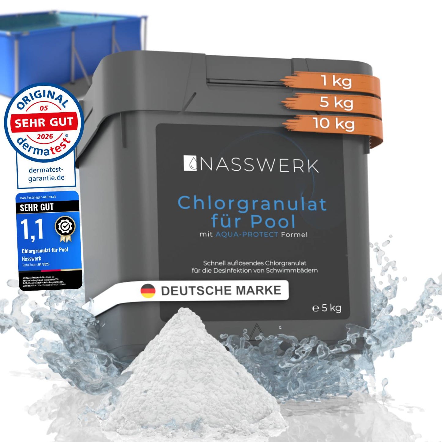 Chlorgranulat Nasswerk