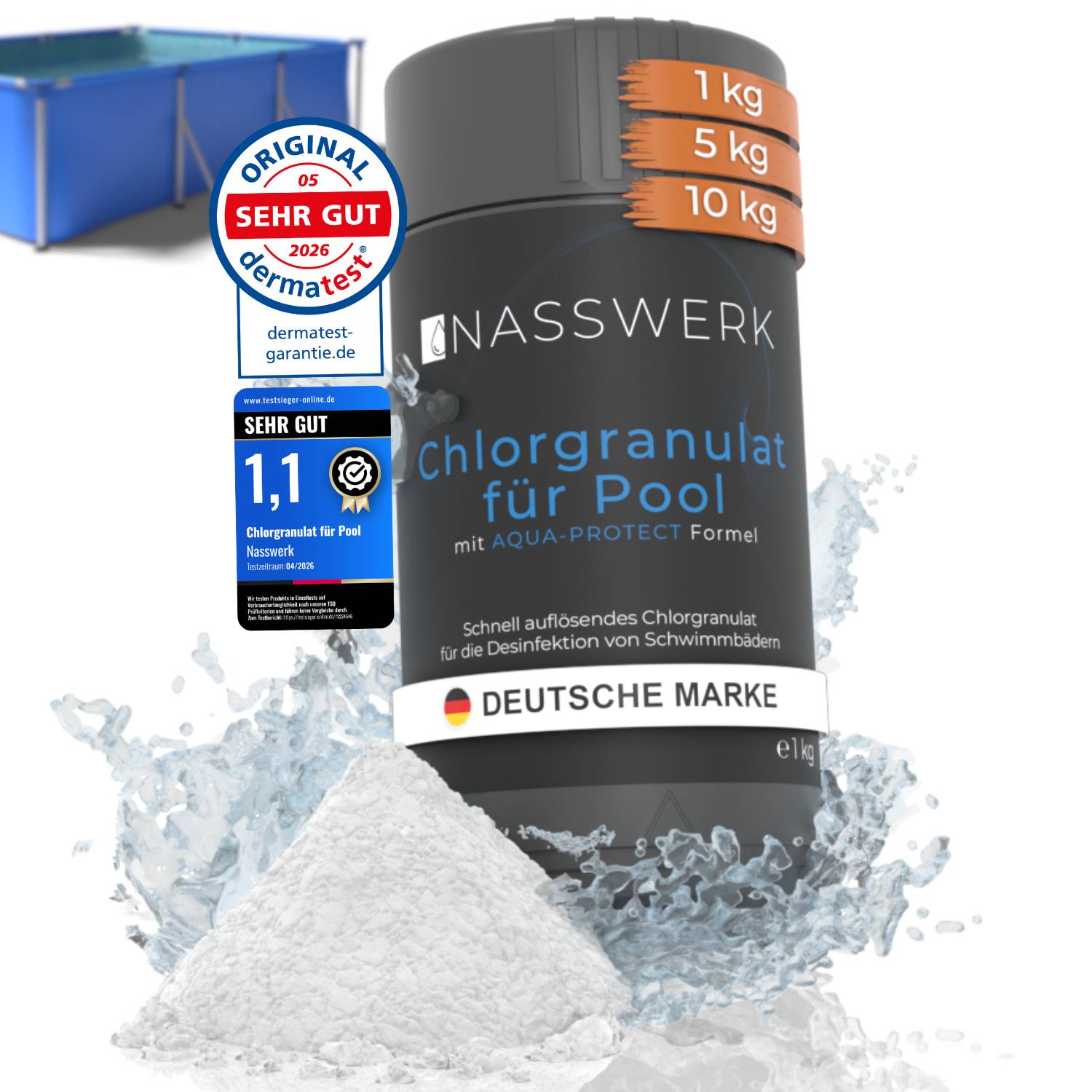 Chlorgranulat Nasswerk