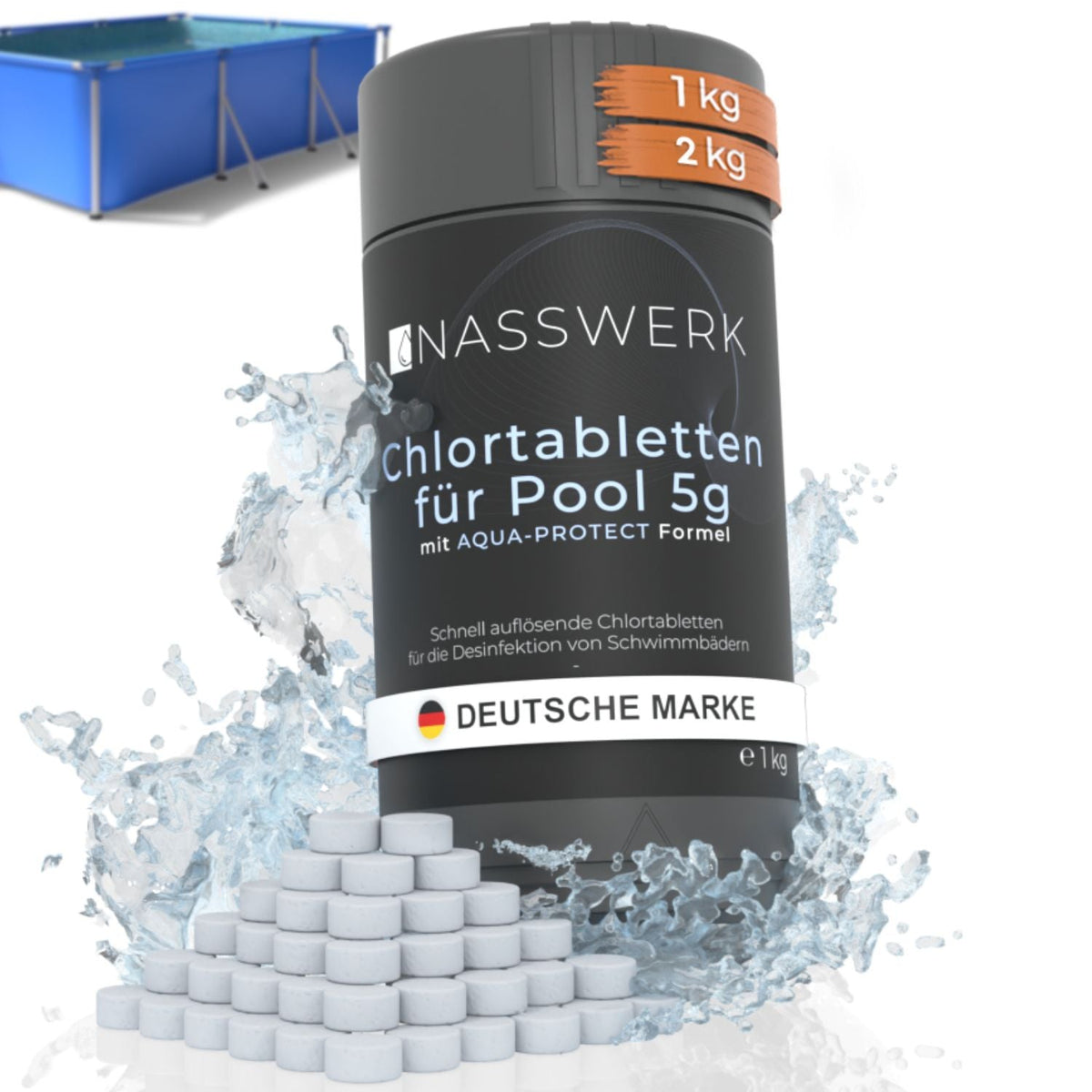 Chlortabletten - 5g schnelllöslich