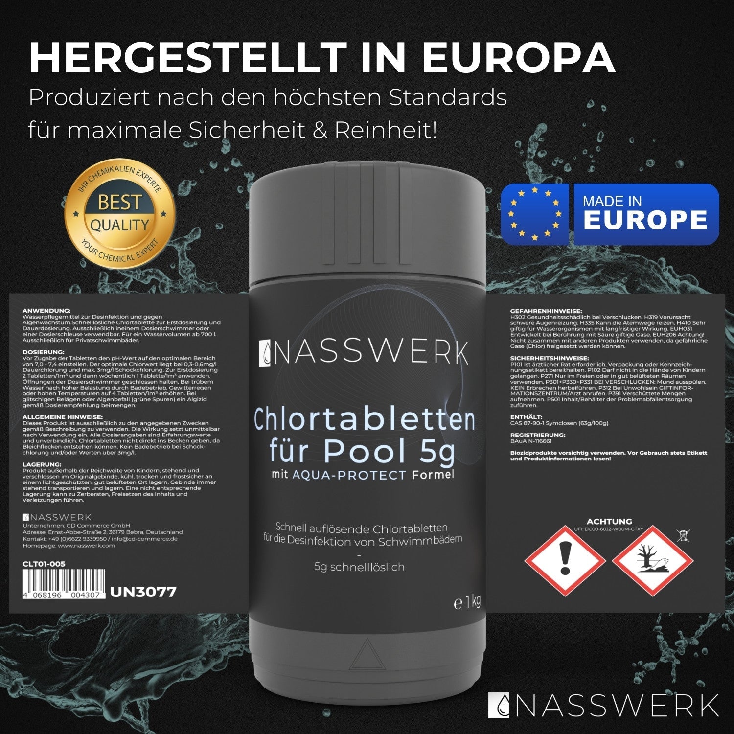 chlortabletten aufbewahrung Chlortabletten schnelllöslich 5g | Pool & Planschbecken
