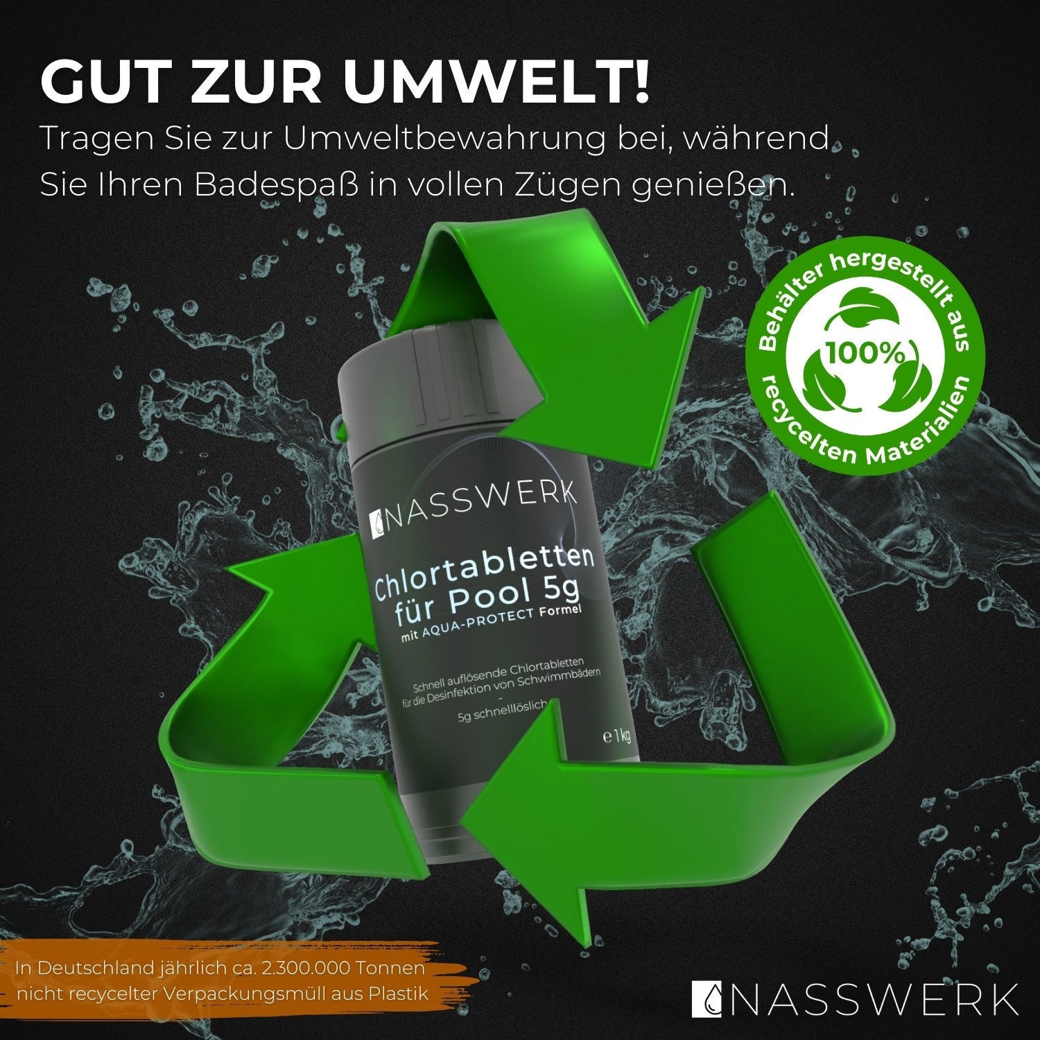 chlortabletten aufbewahrung Chlortabletten schnelllöslich 5g | Pool & Planschbecken