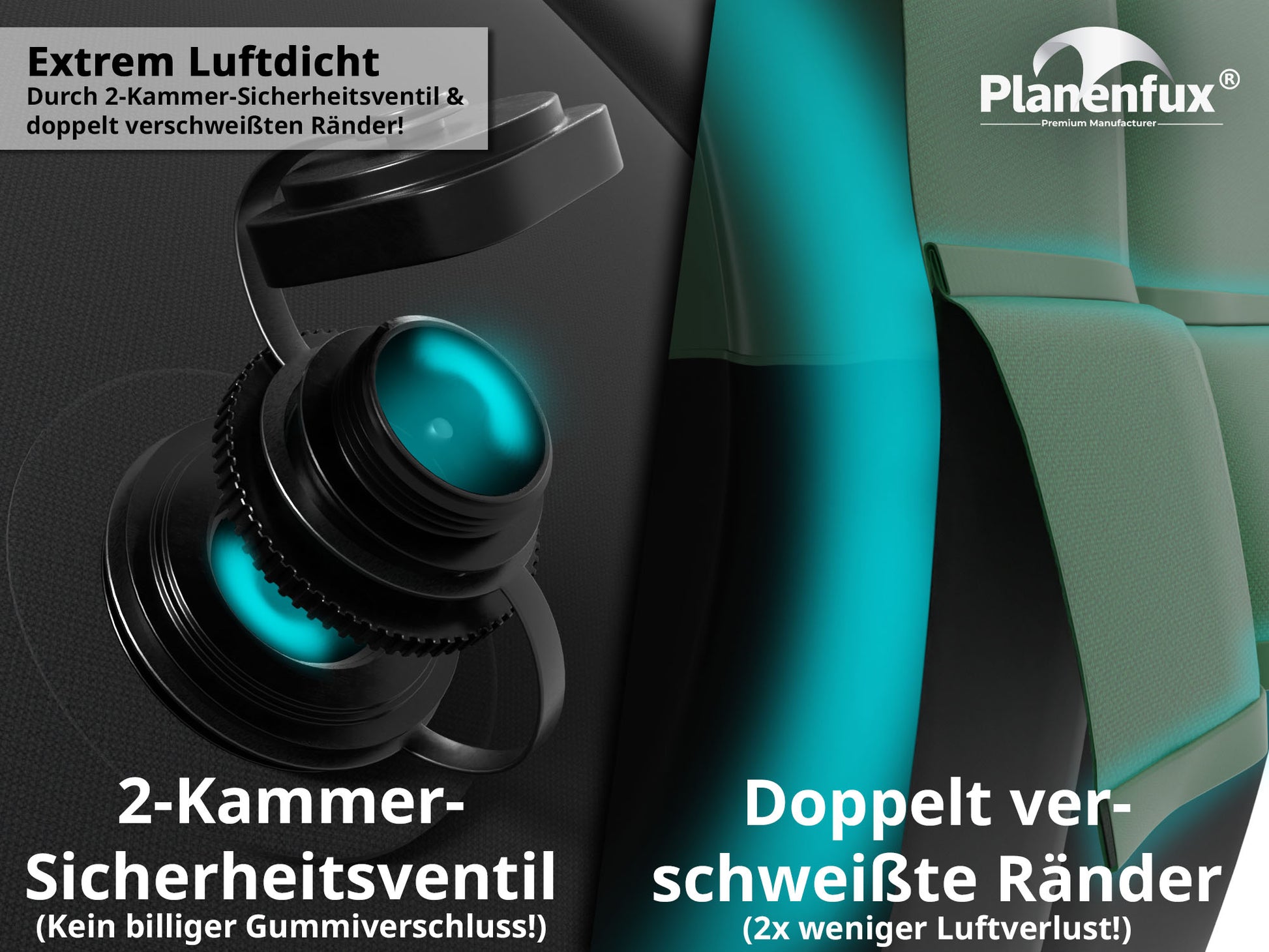 Planenfux® Poolkissen XXL Planenfux