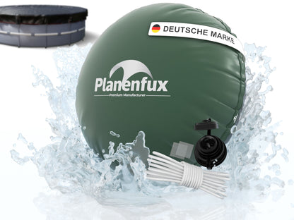 Rundes Planenfux Poolkissen – robust und kältebeständig für zuverlässigen Winterschutz
