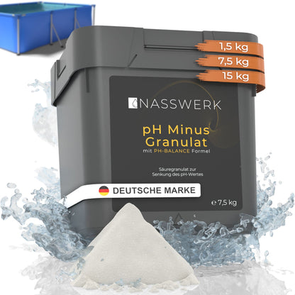 pH-Minus Granulat (7,5 Kg) Nasswerk