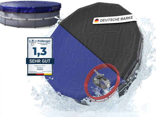 Poolabdeckung rund Ø340 - 820cm  Planenfux