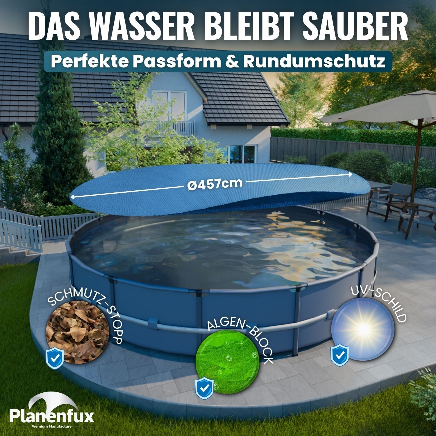 Solarplane Pool Planenfux