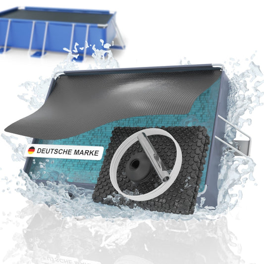 Solarplane Schwarz rechteckig Planenfux