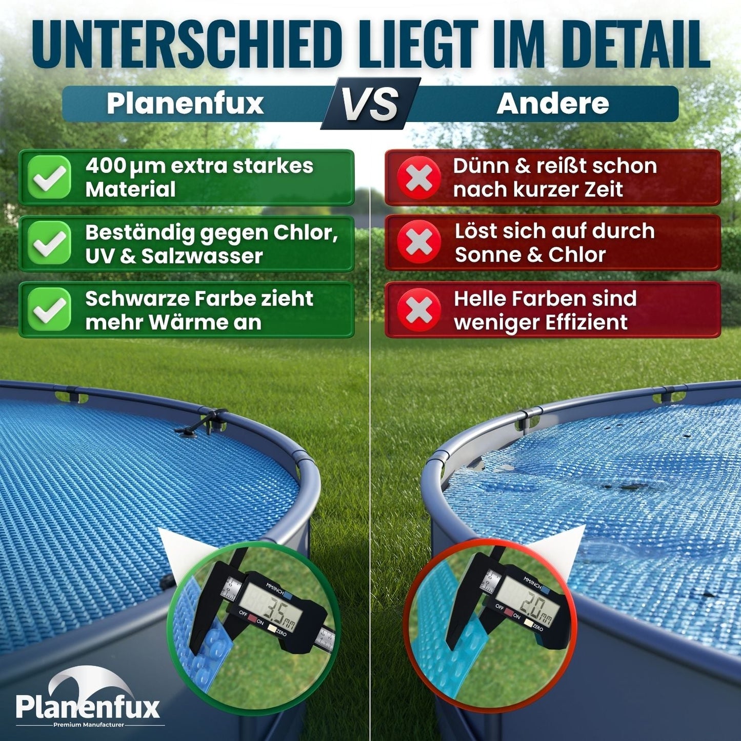 Solarplane Pool Planenfux