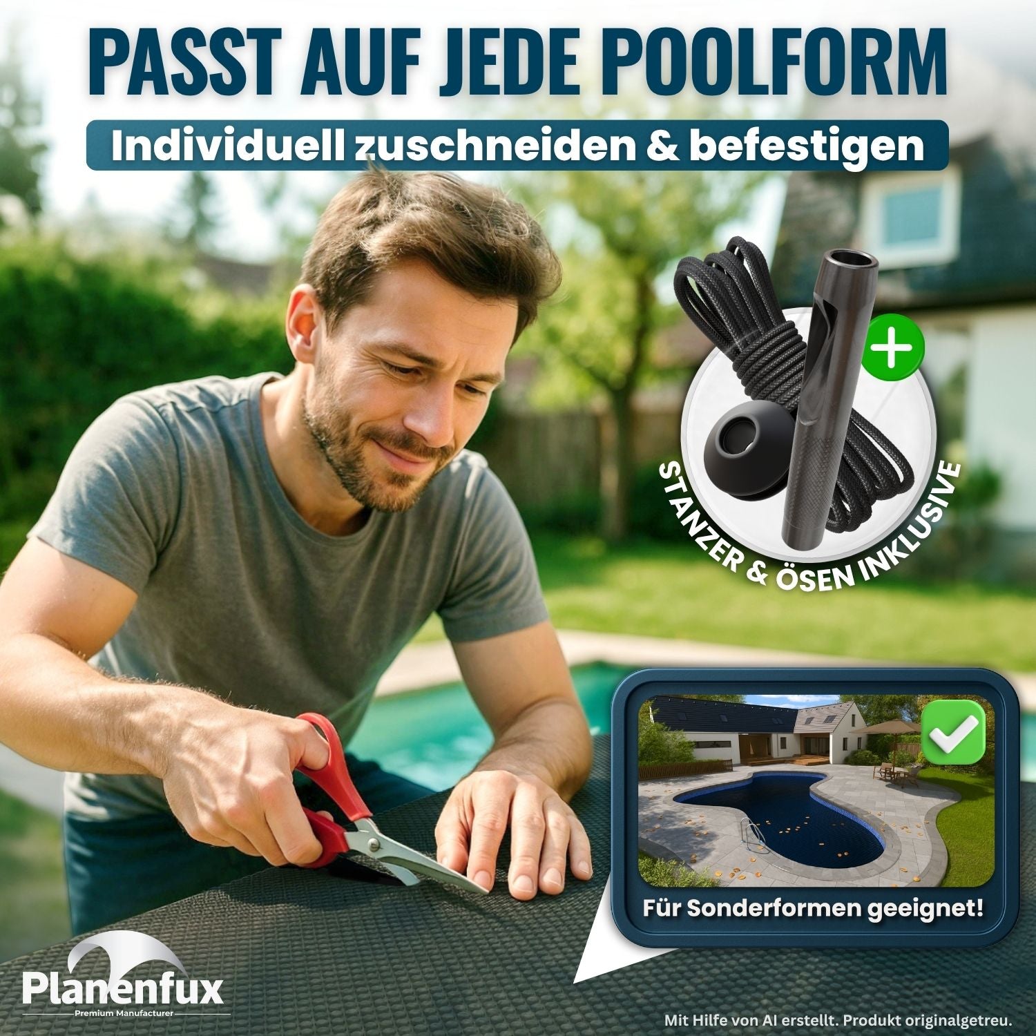 Solarplane Pool Planenfux