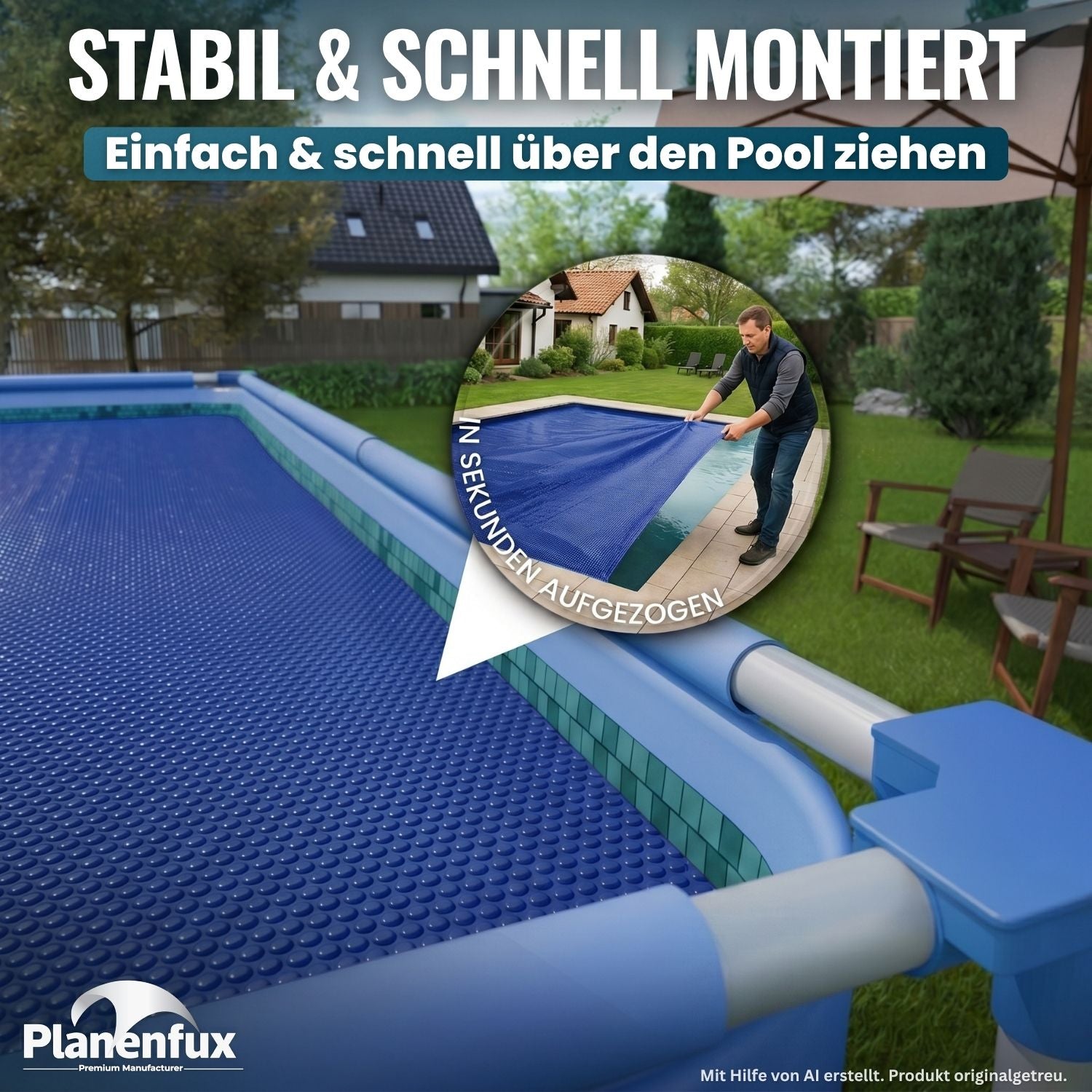 Solarplane Pool Planenfux