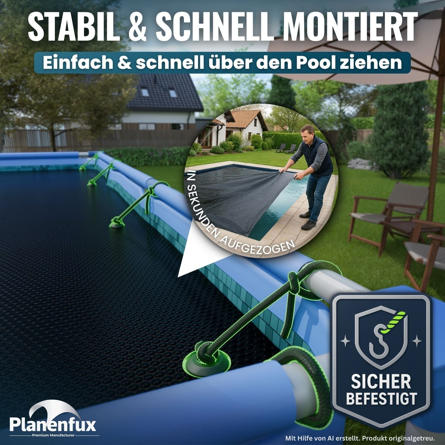 Solarplane Pool Planenfux