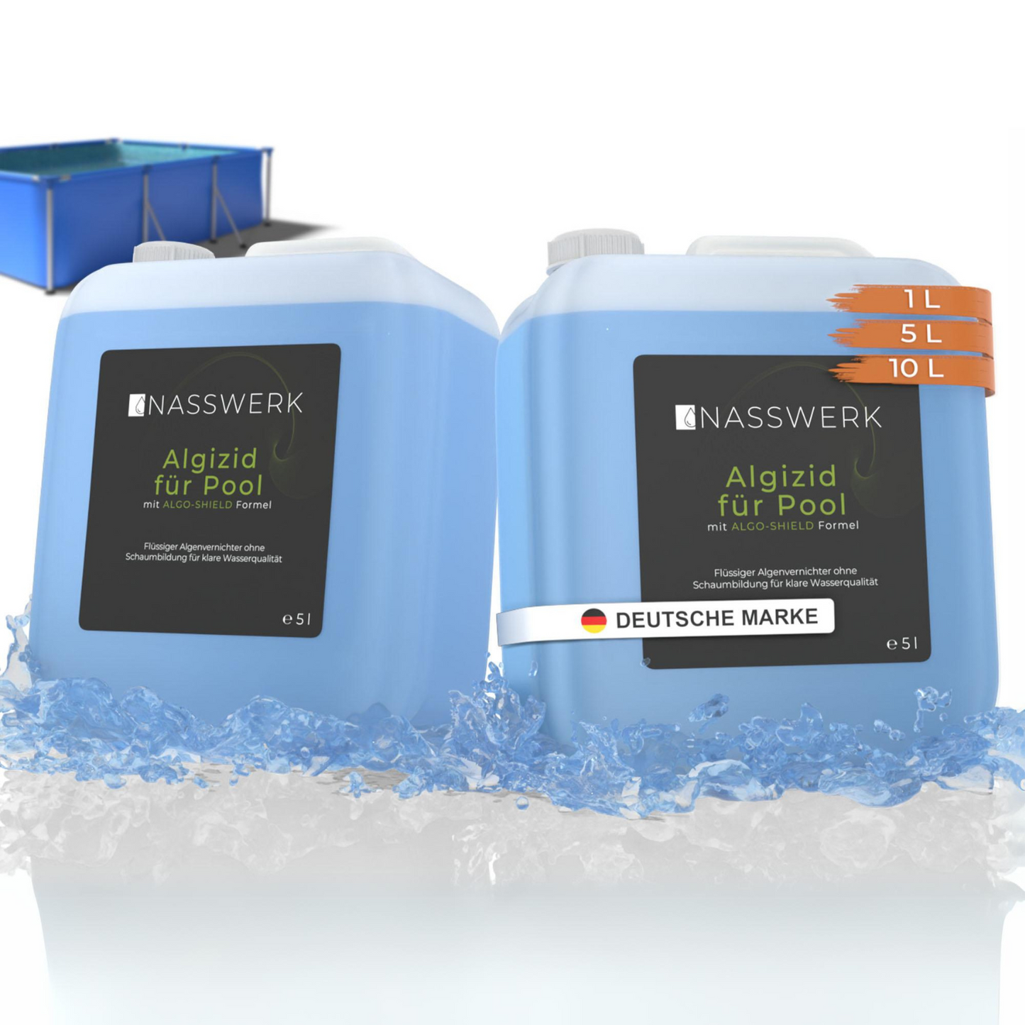 Algizid flüssig blau (10 L = 2x 5 L) Nasswerk