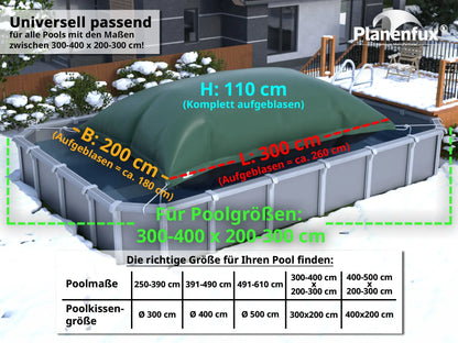 Planenfux® Poolkissen XXL